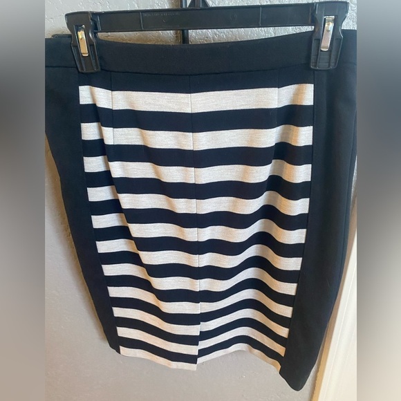 The Limited Striped Pencil Skirt Silver - Picture 3 of 6